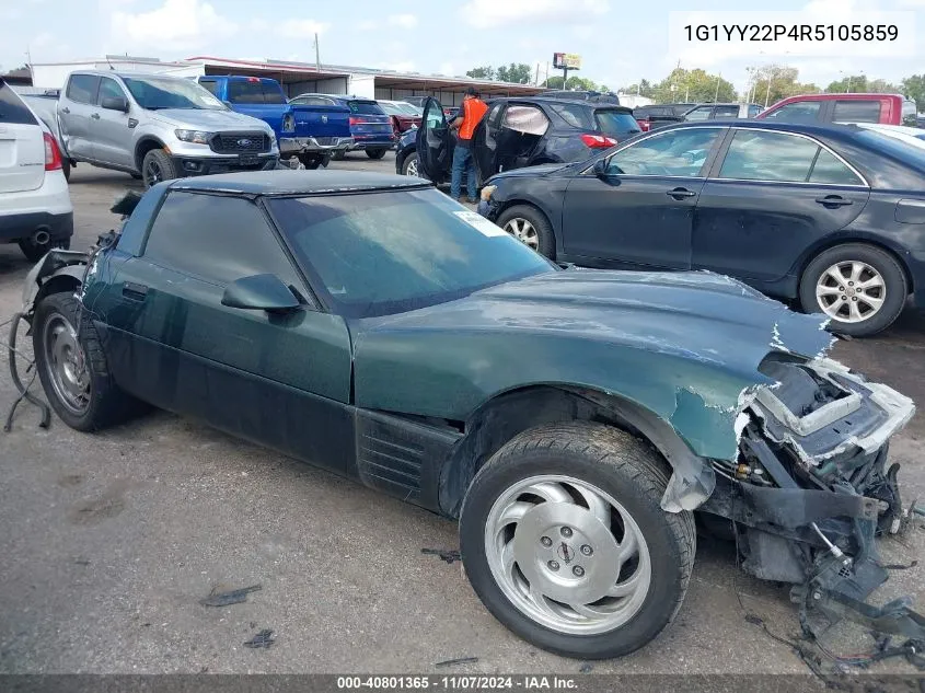 1994 Chevrolet Corvette VIN: 1G1YY22P4R5105859 Lot: 40801365