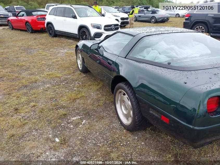 1995 Chevrolet Corvette VIN: 1G1YY22P0S5120106 Lot: 40531800