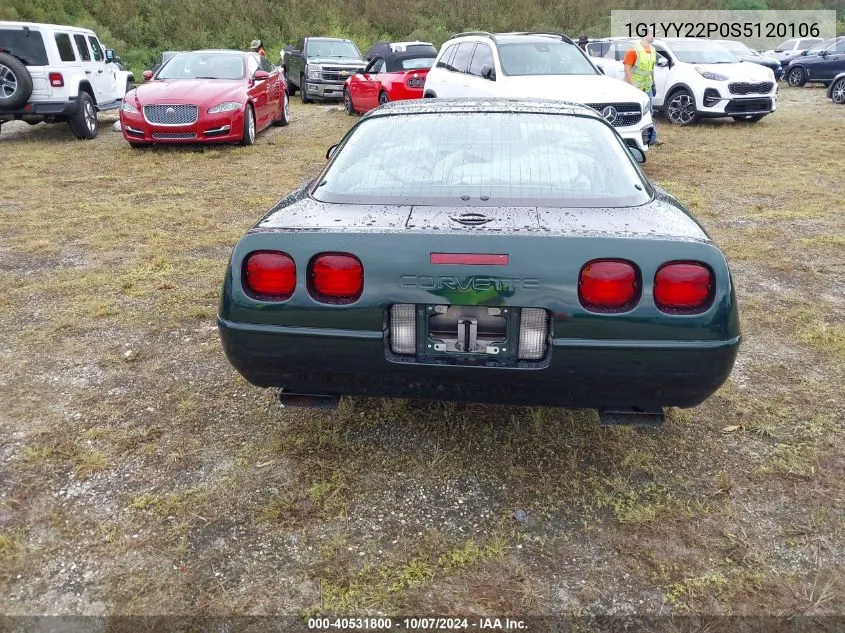 1G1YY22P0S5120106 1995 Chevrolet Corvette