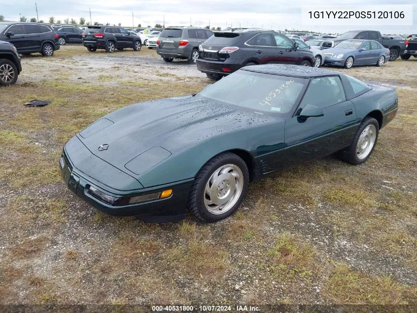 1995 Chevrolet Corvette VIN: 1G1YY22P0S5120106 Lot: 40531800