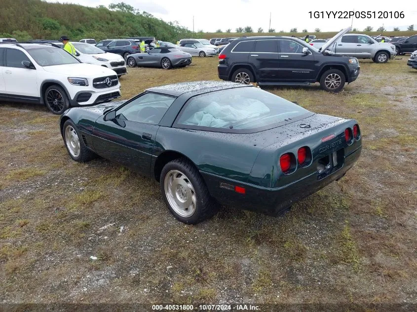 1G1YY22P0S5120106 1995 Chevrolet Corvette