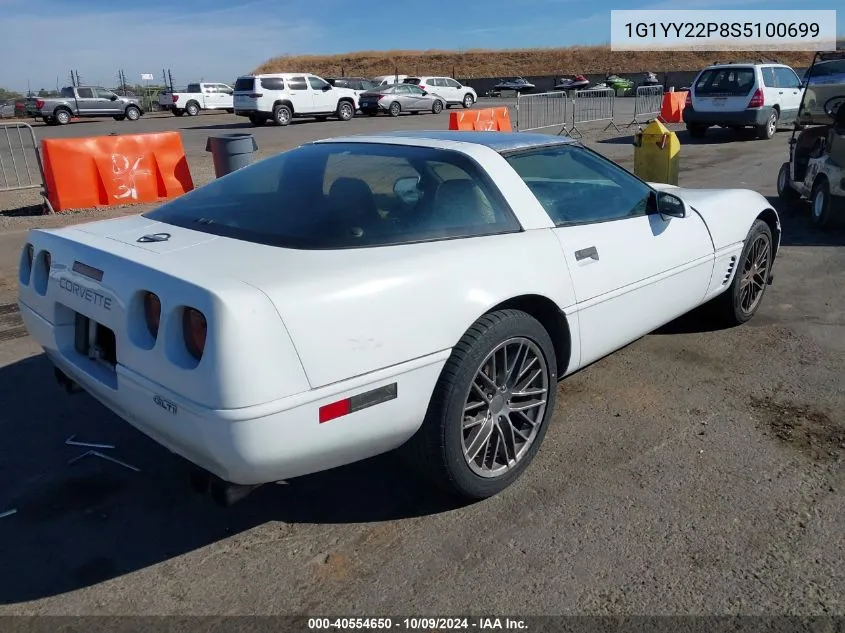 1995 Chevrolet Corvette VIN: 1G1YY22P8S5100699 Lot: 40554650