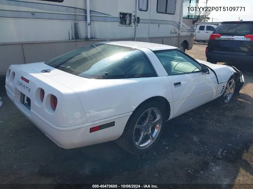 1996 Chevrolet Corvette VIN: 1G1YY22P0T5109771 Lot: 40470685