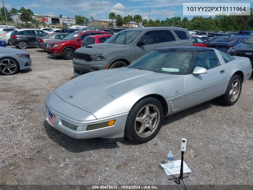 1996 Chevrolet Corvette VIN: 1G1YY22PXT5111964 Lot: 40478512