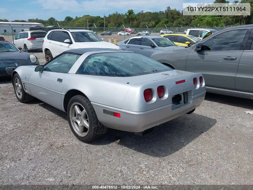 1996 Chevrolet Corvette VIN: 1G1YY22PXT5111964 Lot: 40478512