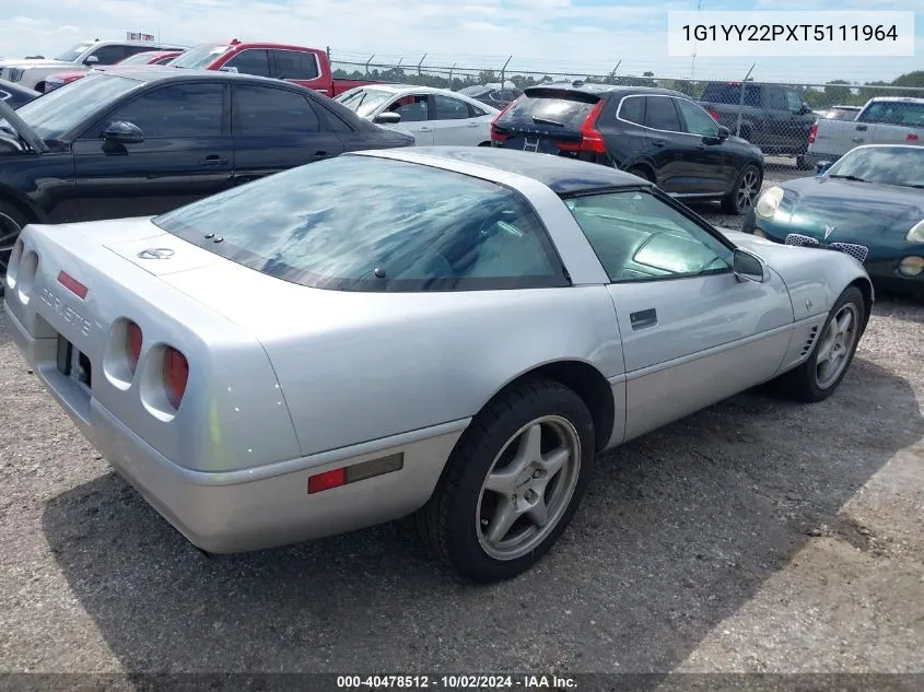 1996 Chevrolet Corvette VIN: 1G1YY22PXT5111964 Lot: 40478512