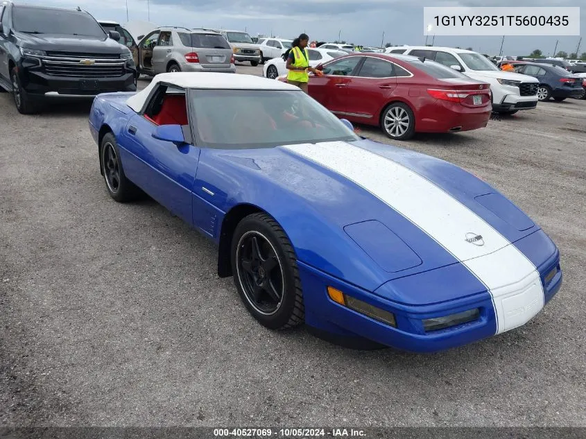 1996 Chevrolet Corvette VIN: 1G1YY3251T5600435 Lot: 40527069