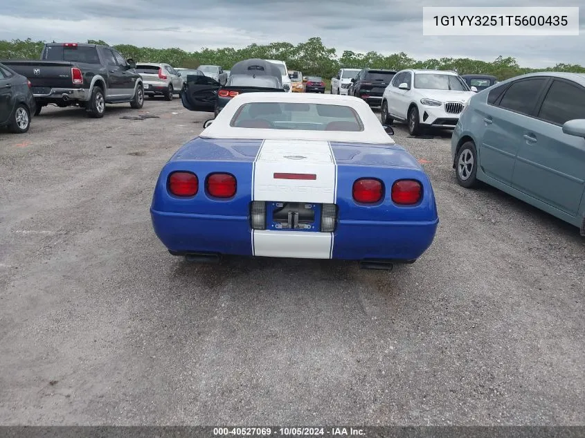 1996 Chevrolet Corvette VIN: 1G1YY3251T5600435 Lot: 40527069