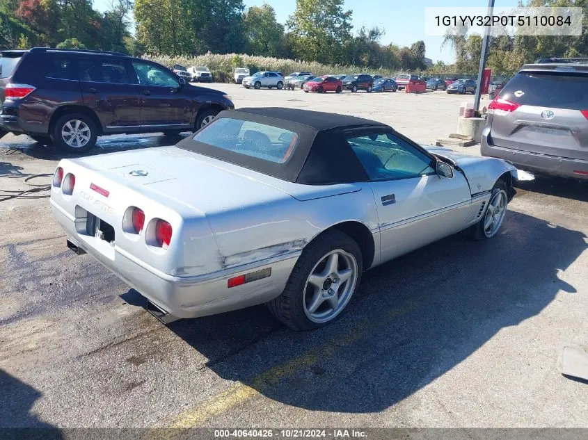 1996 Chevrolet Corvette VIN: 1G1YY32P0T5110084 Lot: 40640426