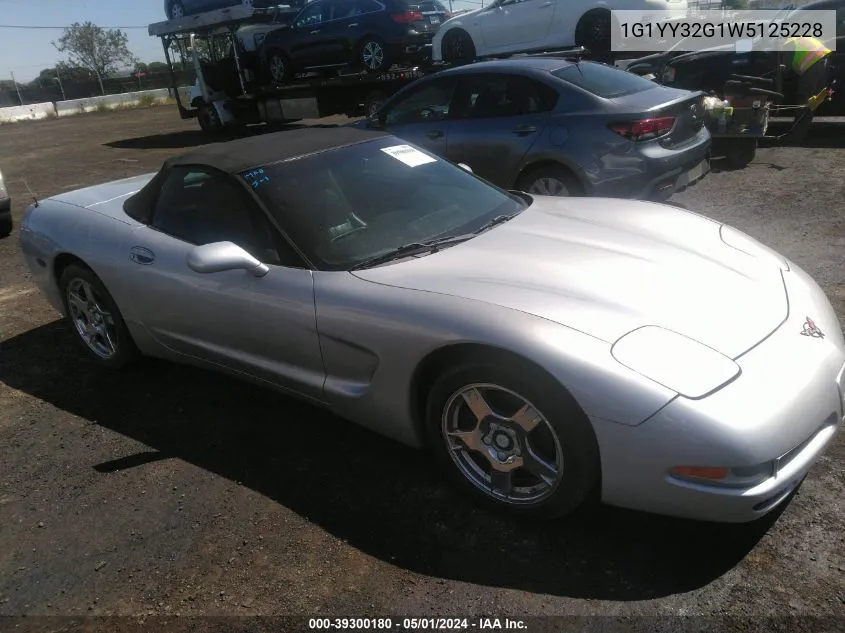 1998 Chevrolet Corvette VIN: 1G1YY32G1W5125228 Lot: 39300180