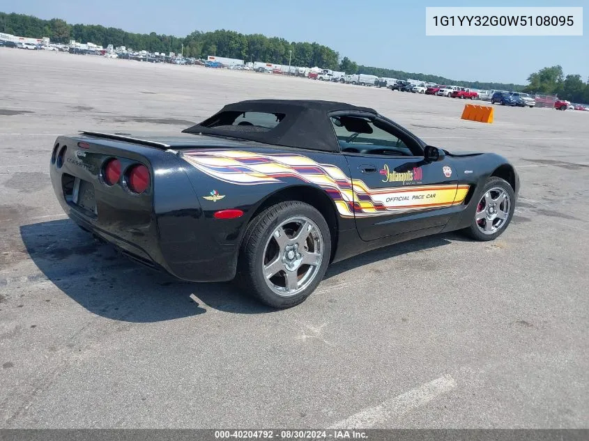 1998 Chevrolet Corvette VIN: 1G1YY32G0W5108095 Lot: 40204792