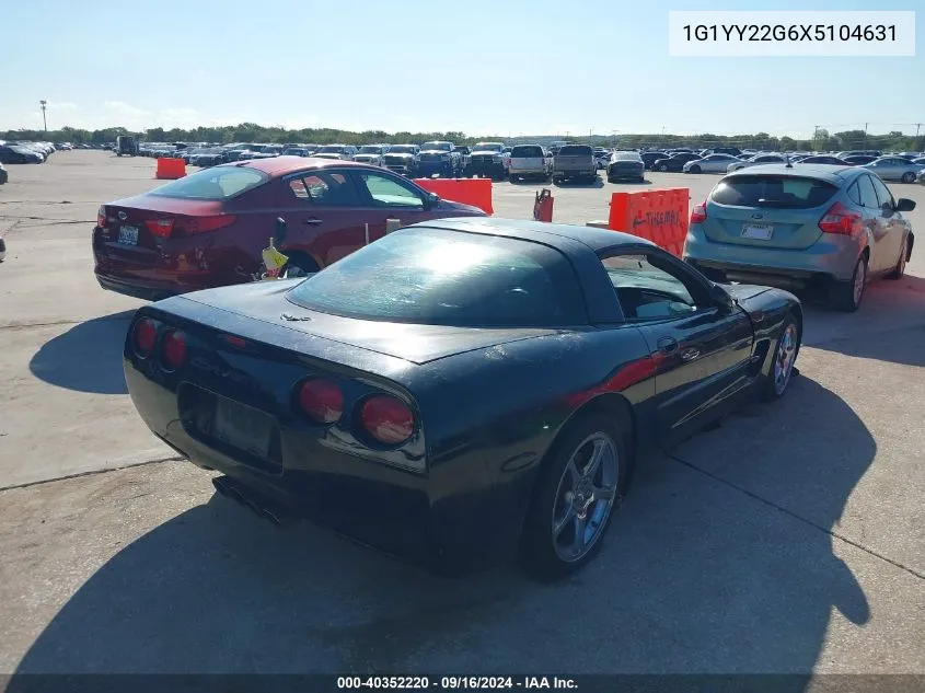 1G1YY22G6X5104631 1999 Chevrolet Corvette