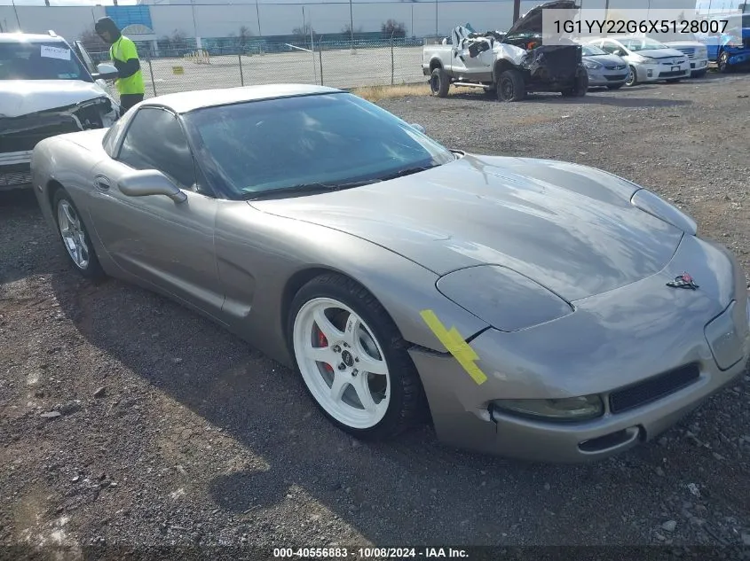 1999 Chevrolet Corvette VIN: 1G1YY22G6X5128007 Lot: 40556883