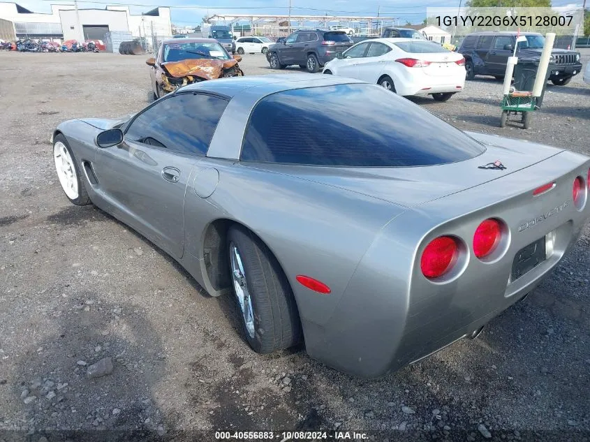 1999 Chevrolet Corvette VIN: 1G1YY22G6X5128007 Lot: 40556883