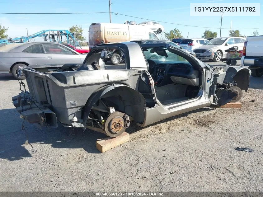 1G1YY22G7X5111782 1999 Chevrolet Corvette