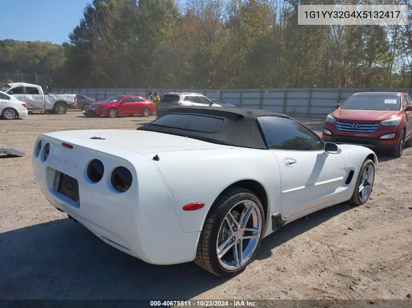 1999 Chevrolet Corvette VIN: 1G1YY32G4X5132417 Lot: 40675511