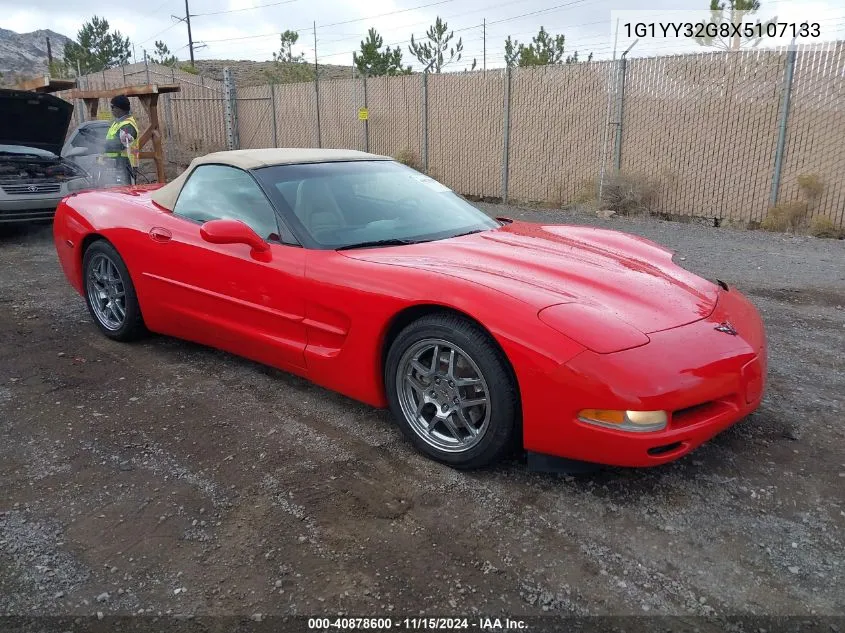 1999 Chevrolet Corvette VIN: 1G1YY32G8X5107133 Lot: 40878600