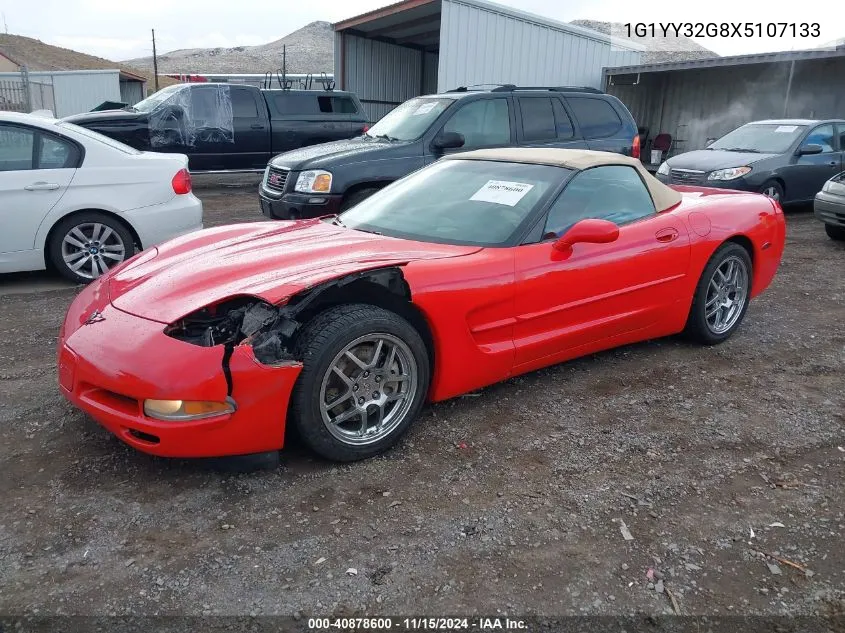 1999 Chevrolet Corvette VIN: 1G1YY32G8X5107133 Lot: 40878600