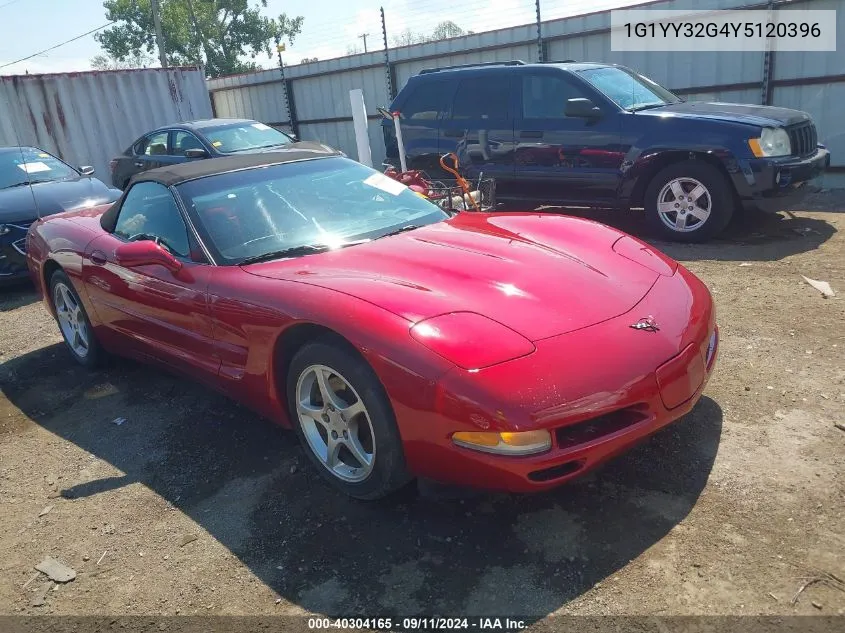 2000 Chevrolet Corvette VIN: 1G1YY32G4Y5120396 Lot: 40304165