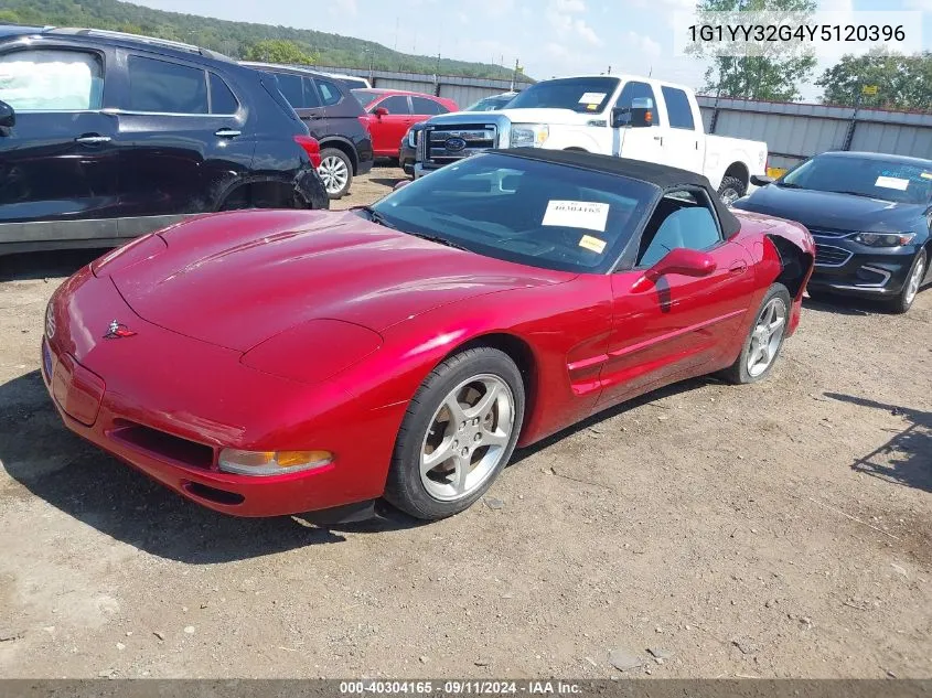 2000 Chevrolet Corvette VIN: 1G1YY32G4Y5120396 Lot: 40304165