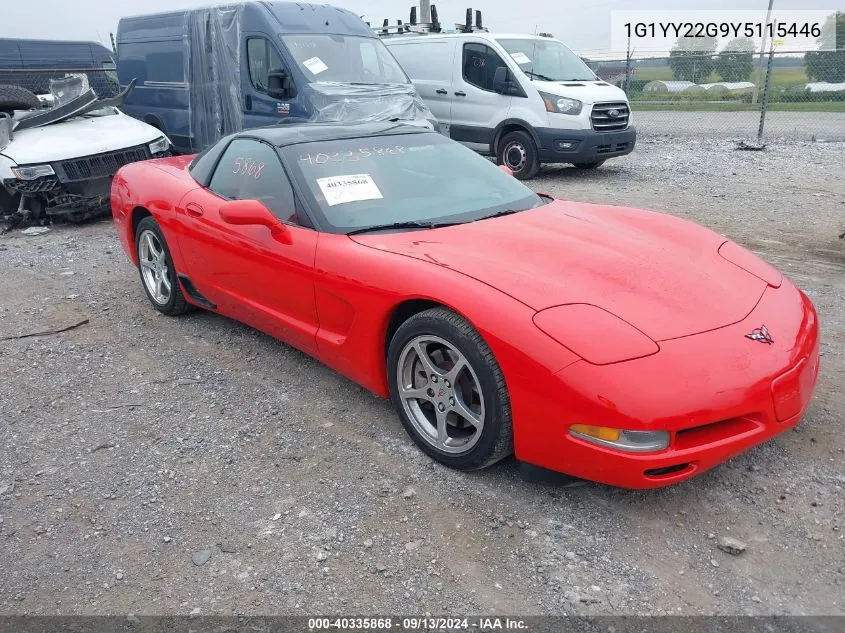 2000 Chevrolet Corvette VIN: 1G1YY22G9Y5115446 Lot: 40335868