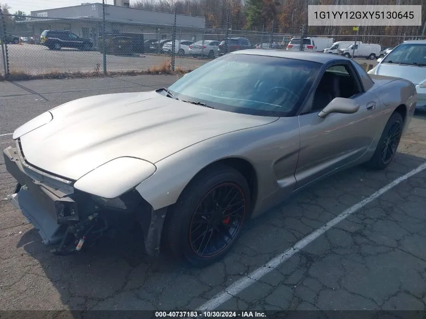 2000 Chevrolet Corvette Hardtop VIN: 1G1YY12GXY5130645 Lot: 40737183