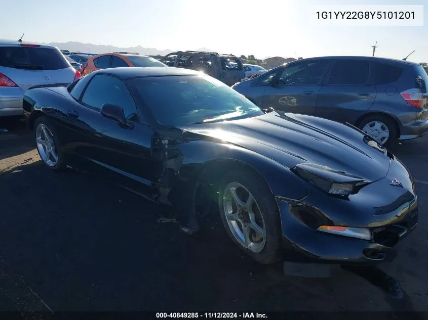 2000 Chevrolet Corvette VIN: 1G1YY22G8Y5101201 Lot: 40849285