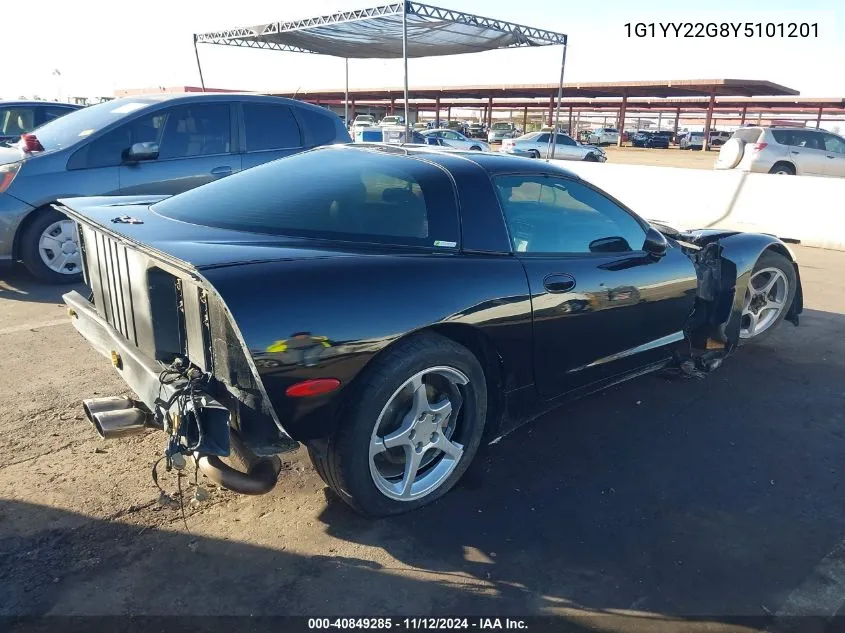 2000 Chevrolet Corvette VIN: 1G1YY22G8Y5101201 Lot: 40849285