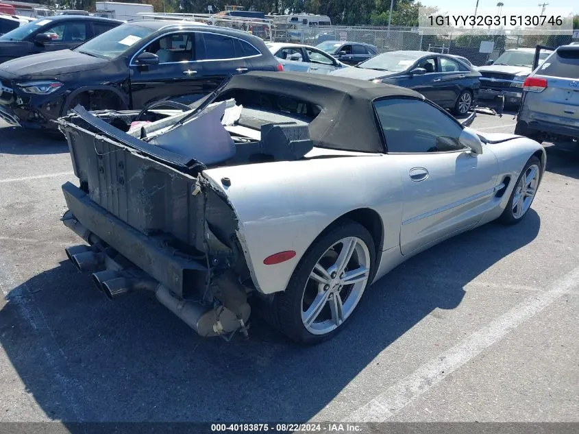 1G1YY32G315130746 2001 Chevrolet Corvette