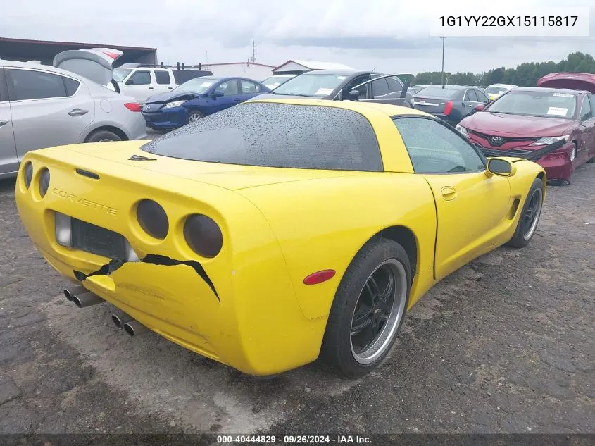 1G1YY22GX15115817 2001 Chevrolet Corvette