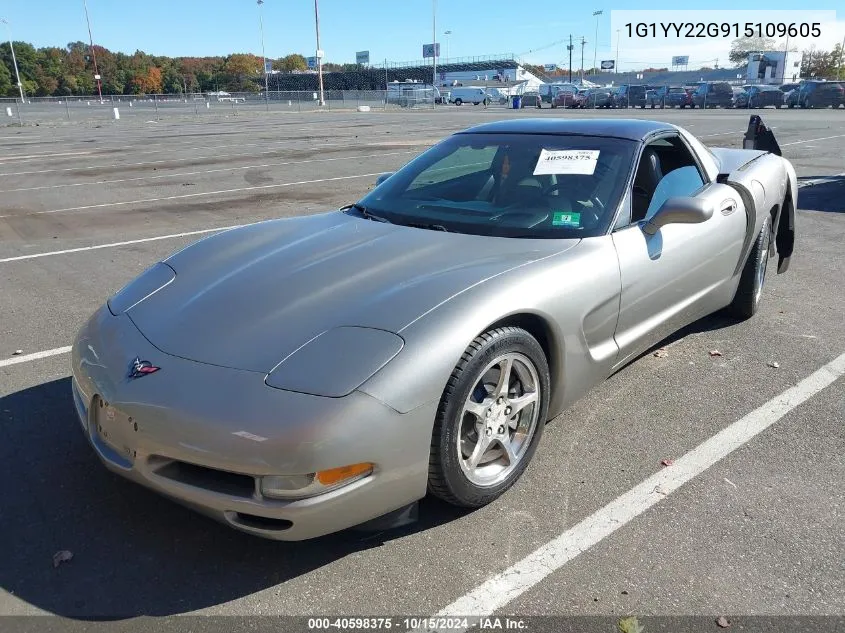 1G1YY22G915109605 2001 Chevrolet Corvette