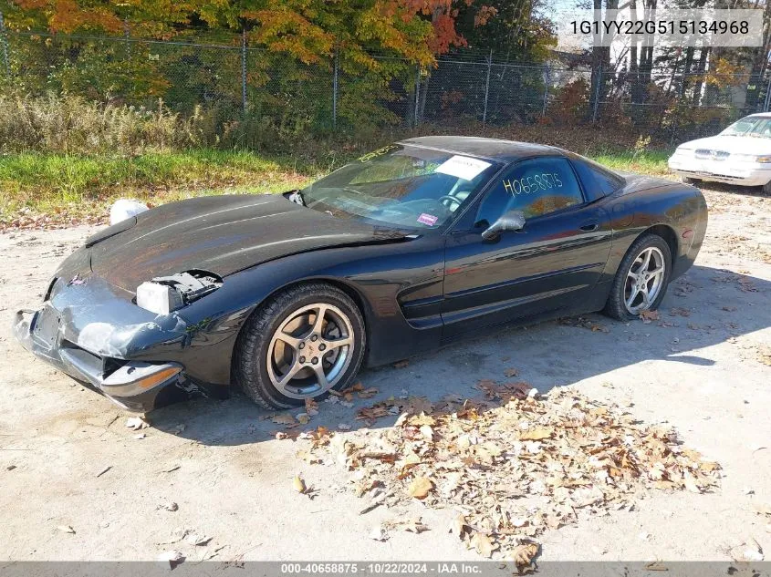 2001 Chevrolet Corvette VIN: 1G1YY22G515134968 Lot: 40658875