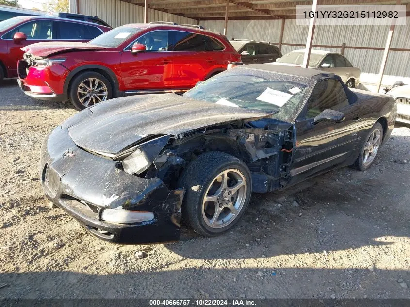 2001 Chevrolet Corvette VIN: 1G1YY32G215112982 Lot: 40666757