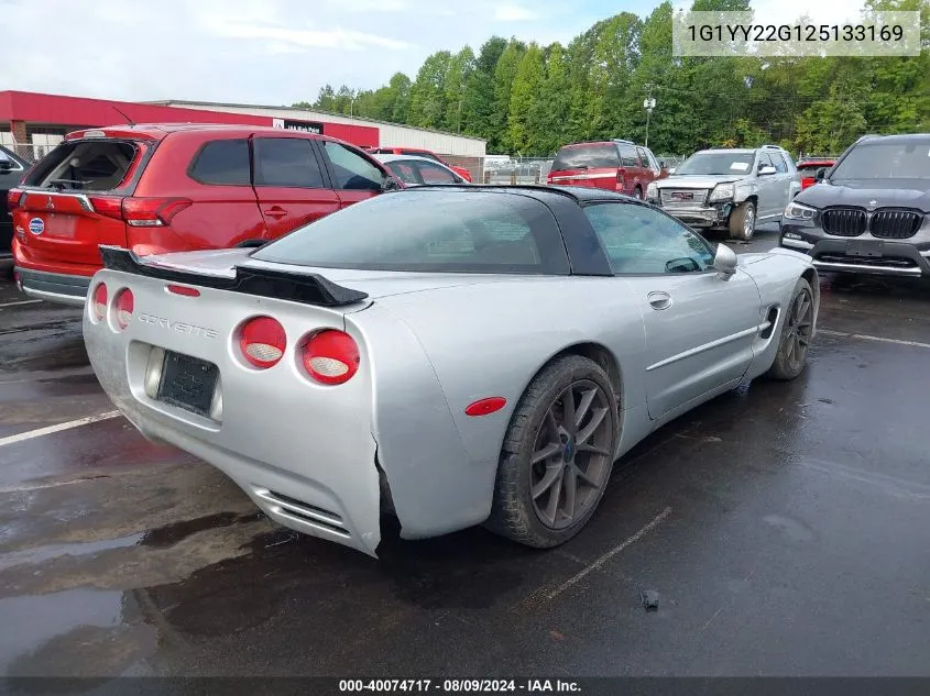 2002 Chevrolet Corvette VIN: 1G1YY22G125133169 Lot: 40074717