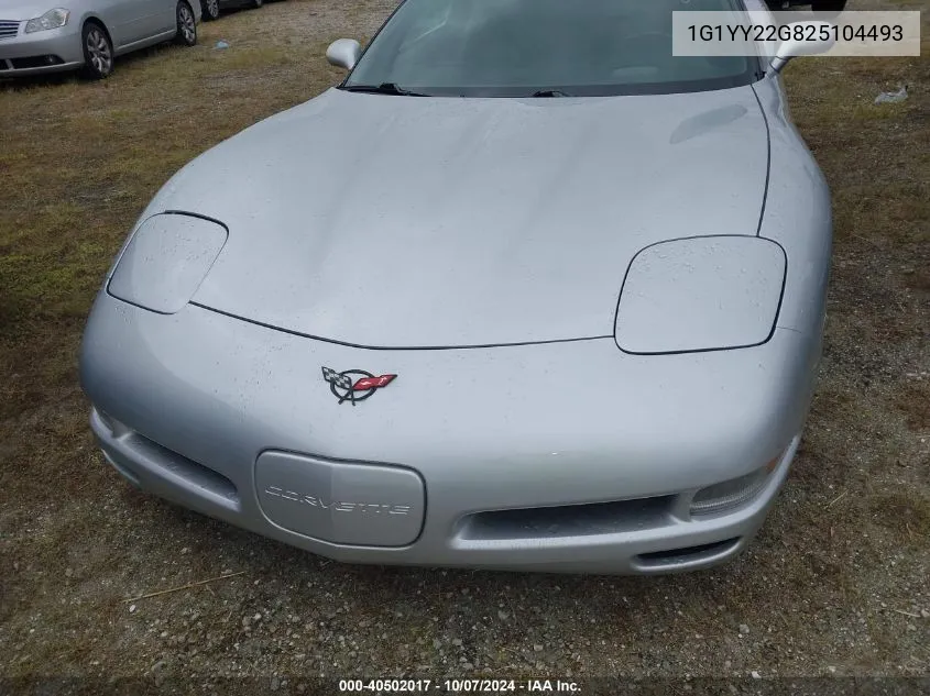 1G1YY22G825104493 2002 Chevrolet Corvette