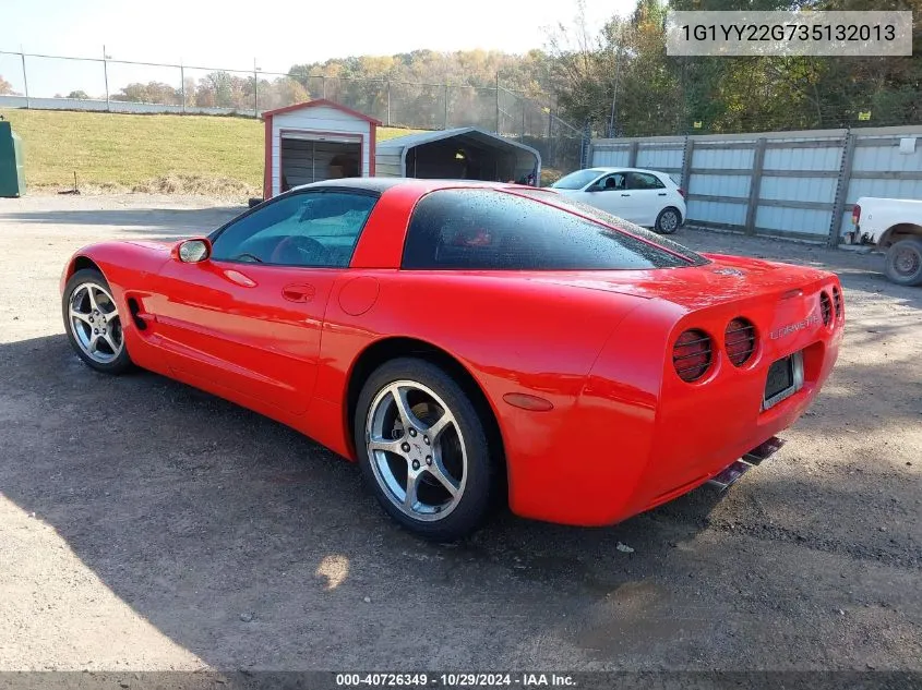 2003 Chevrolet Corvette VIN: 1G1YY22G735132013 Lot: 40726349