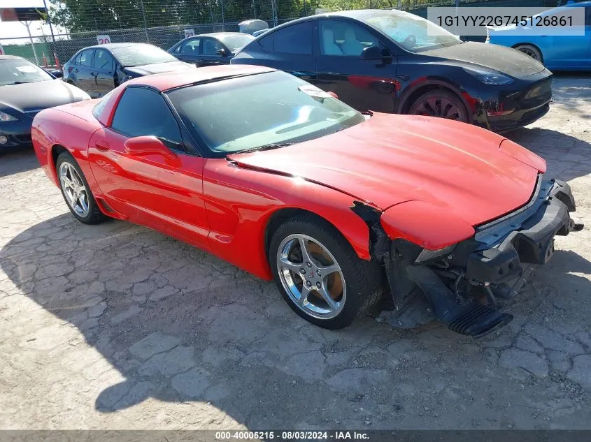 2004 Chevrolet Corvette VIN: 1G1YY22G745126861 Lot: 40005215