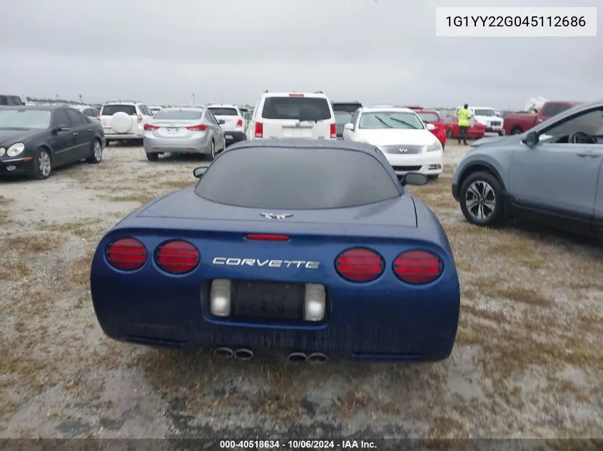 1G1YY22G045112686 2004 Chevrolet Corvette