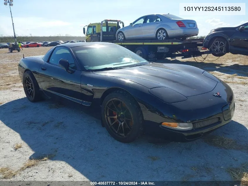 2004 Chevrolet Corvette Z06 Hardtop VIN: 1G1YY12S245113580 Lot: 40537772