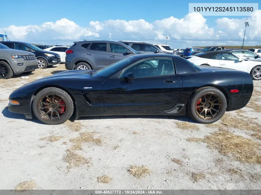 2004 Chevrolet Corvette Z06 Hardtop VIN: 1G1YY12S245113580 Lot: 40537772