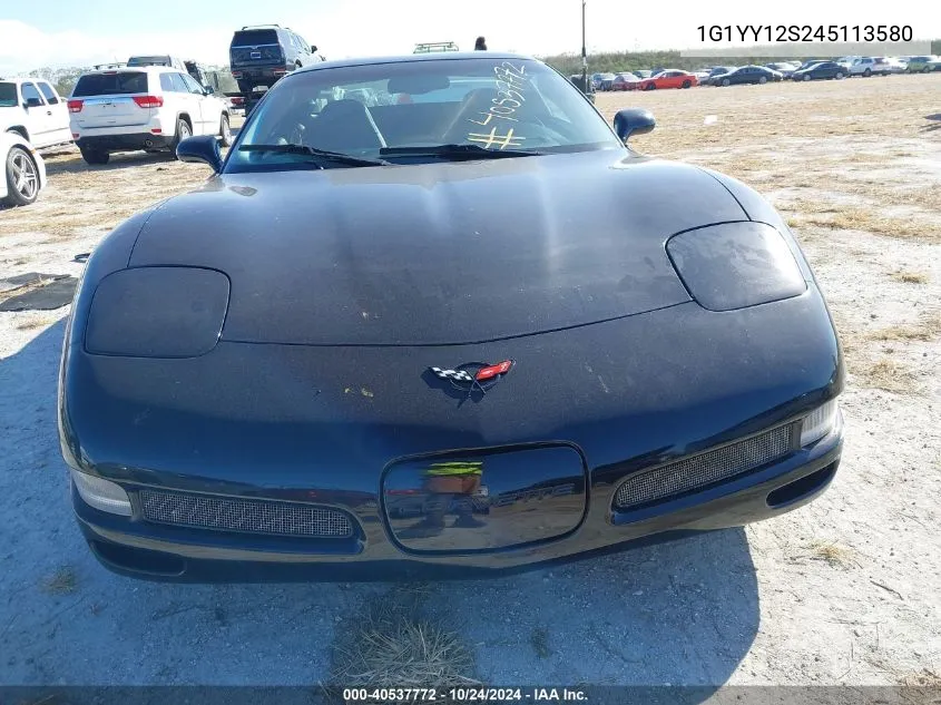 2004 Chevrolet Corvette Z06 Hardtop VIN: 1G1YY12S245113580 Lot: 40537772