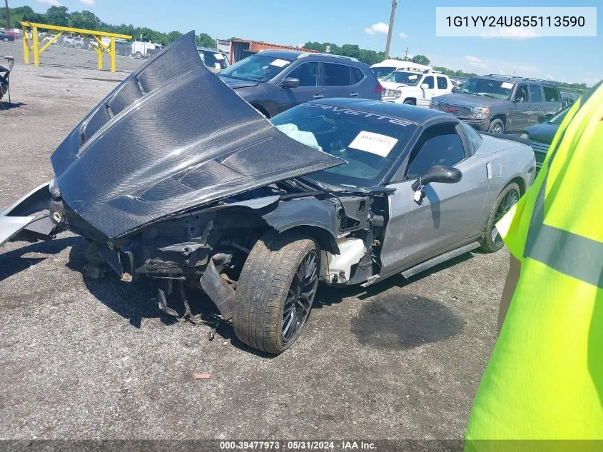 2005 Chevrolet Corvette VIN: 1G1YY24U855113590 Lot: 39477973