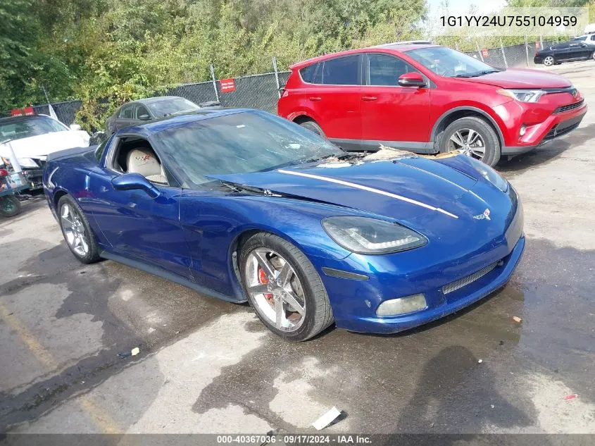 1G1YY24U755104959 2005 Chevrolet Corvette