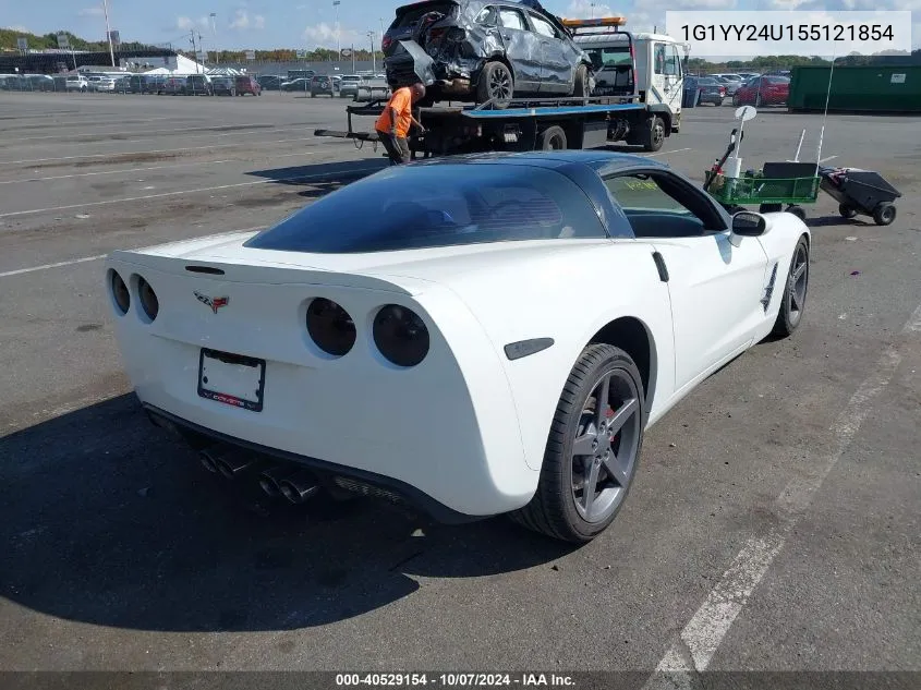 2005 Chevrolet Corvette VIN: 1G1YY24U155121854 Lot: 40529154