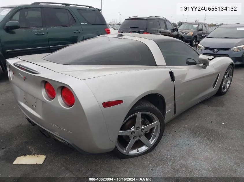 2005 Chevrolet Corvette VIN: 1G1YY24U655134132 Lot: 40623994