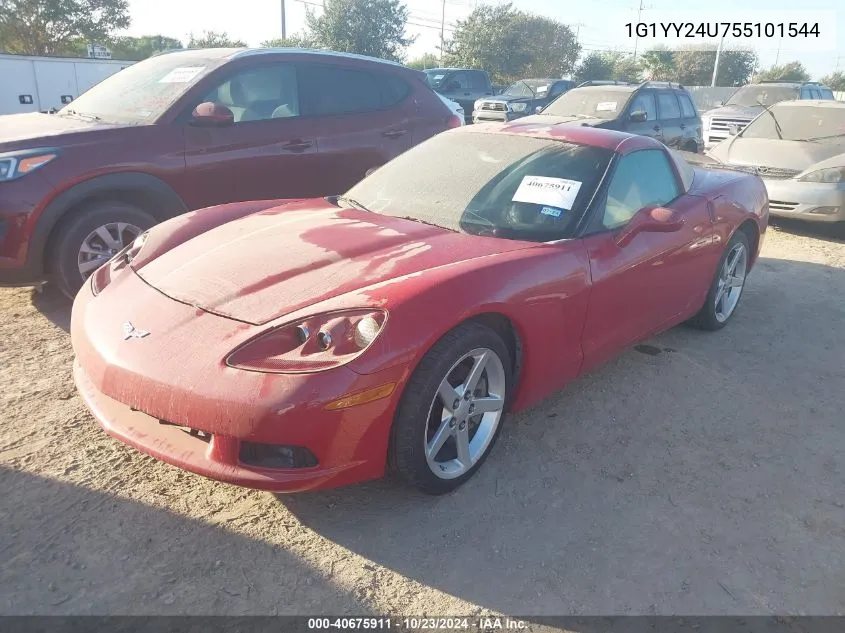 2005 Chevrolet Corvette VIN: 1G1YY24U755101544 Lot: 40675911