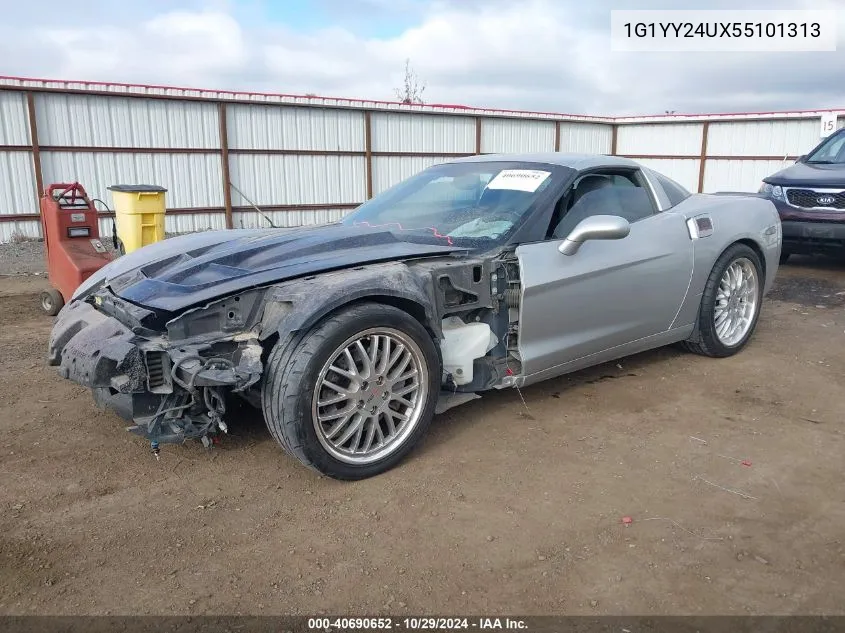 2005 Chevrolet Corvette VIN: 1G1YY24UX55101313 Lot: 40690652