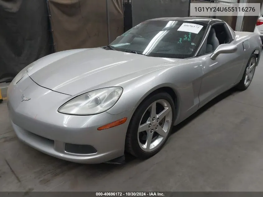 2005 Chevrolet Corvette VIN: 1G1YY24U655116276 Lot: 40696172