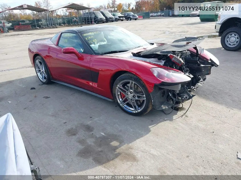 2005 Chevrolet Corvette VIN: 1G1YY24U255111074 Lot: 40797307