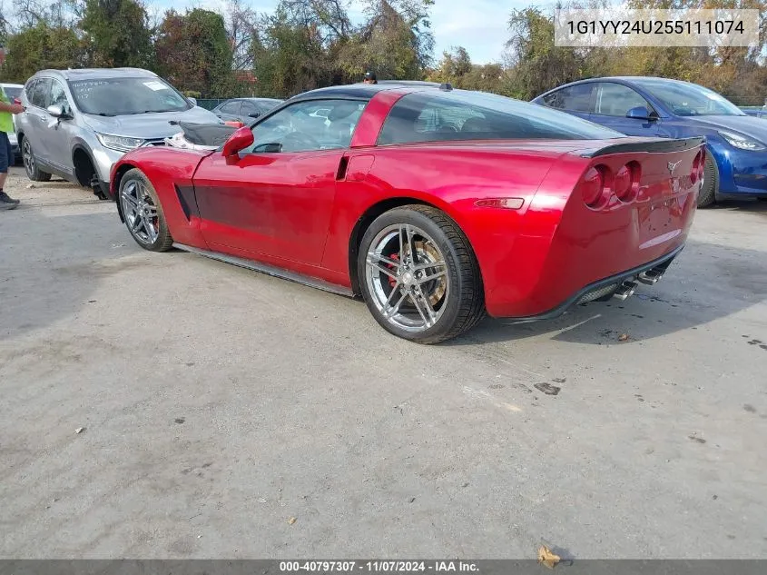 2005 Chevrolet Corvette VIN: 1G1YY24U255111074 Lot: 40797307